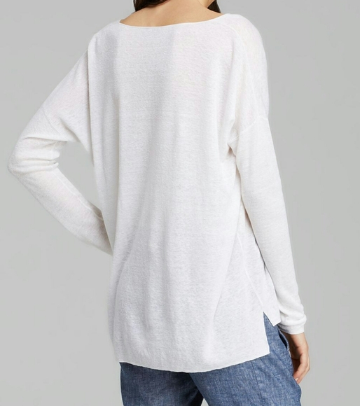THEORY NWT Larlissa Lightweight V-Neck Swe… - Picture 1 of 15